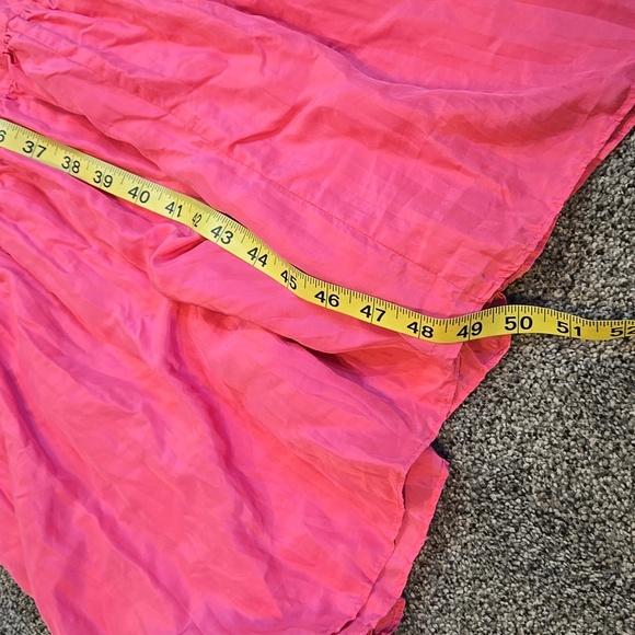 Eileen Fishet Women  Pink 100%Silk Sleeveless Long Maxi Dress Sz L - Picture 3 of 8